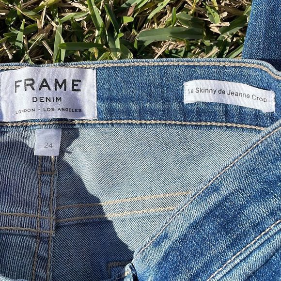 [FRAME] “Le Skinny de Jeanne Crop” Jeans - Size 24 - Picture 3 of 5